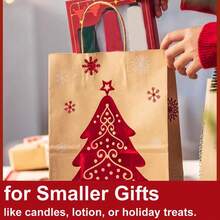 6 pièces Sacs cadeaux de Noël avec poignées, sacs cadeaux en papier de carte de Noël - motifs Père Noël, renne et bonhomme de neige, sacs de shopping de Noël, sacs de rangement, sacs fourre-tout, convient pour les achats de Noël et les cadeaux de fête, pour emballer les cadeaux, petits sacs cadeaux en papier de Noël, décorations de Noël, salle de classe, mariage