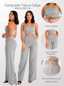 Women Two-Piece Outfits - màu đen - Xem 5