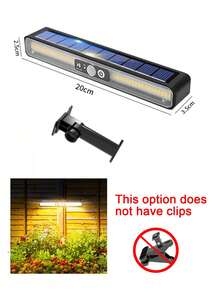 Solar Clip Landscape Light,Outdoor Waterproof Solar Wall Lamp 3 Lighting Modes With Motion Sensor Detector Garden Wall Patio Path Security Lighting For Garden Yard Aisle Light Passage Path Decoration Light Halloween Christmas Thanksgiving Gift - Multicolor - View 18