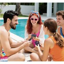 Black Gold Foil Poker Playing Cards, 54 Sheet Waterproof Deck, For Party And Game