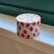 1 件 50 毫米 4 层锌合金金属研磨器，带有可爱的红色草莓图案，吸烟配件，送给女朋友的礼物，节日礼物 - 白色 - 查看 7