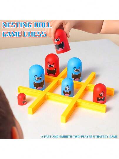 [Interaktiv föräldra-barn-pedagogisk leksak] En uppsättning pedagogiska leksaker, Tre-i-rad-spel, strategibrädspel, interaktivt föräldra-barn-spel, familjespel, pedagogiska leksaker för jul och halloween.