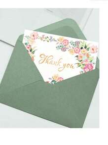 10个礼品信封，钱信封，红色复古牛皮纸信封，适用于现金、礼品、贺卡、邀请函、问候语、母亲节、复活节 - 彩色 - 查看 5