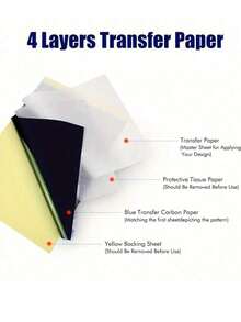 Tattoo Transfer Kit, Includes Transfer Gel And Transfer Paper, Suitable For Tattoo Beginners And Artists - Multicolor - View 5