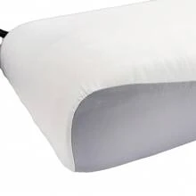 Almohada viscoelástica Space Slow Rebound, 10 cm de grosor, soporte cervical en forma de mariposa, 59*33 cm, color gris