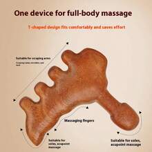 檀香足部按摩器穴位按摩棒穴位经络穴位按压足部工具舒缓地面肌肉肩颈手指、学校、返校、旅行、旅行必需品、家居必需品、水疗、按摩工具、按摩、按摩器、水疗 - 彩色 - 查看 6