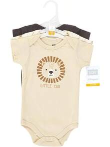 - Body unisex de algodón para - León valiente - Ver 3