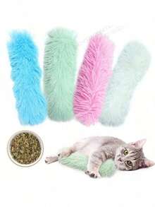 Cat Strip Plush Toy With Catnip, Long Strip Plush Pillow With Catnip Inside, Cat Pillow Companion, Cat Toys