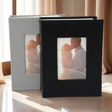 Small Photo Album 4x6 100 Photos Mini Photo Album Leather Cover Art Or Postcard Storage Suitable For Weddings Families And Baby