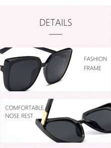 Óculos de sol com armação que deixam você com uma aparência mais elegante e elegante. Óculos de sol retrô em formato de borboleta, adequados tanto para mulheres quanto para homens. Podem ser presenteados de Natal para familiares ou amigos. São adequados para diversas atividades ao ar livre, como viagens de férias, fotografia de rua, dirigir, pescar, etc.