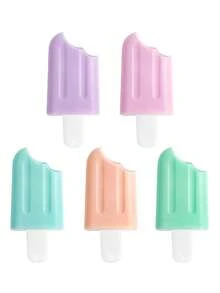 أقلام تحديد إبراز بشكل آيس كريم كرتوني، جوائز للطلاب، مكافآت، هدايا، قرطاسية للعودة إلى المدرسة، مناسبة للاستخدام المنزلي والمدرسي والمكتبي