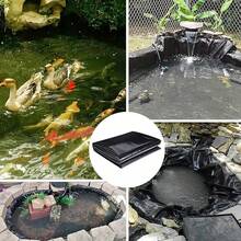 2 * 2M, 3 * 3M, 6 * 6M Polyethylene Film For Water Landscape Applications - Black - View 3
