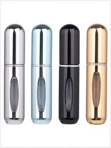 5pcs/4pcs/3pcs/2pcs/1pc Portable Refillable Travel Perfume Bottles, 5ml Travel Size Atomizer Sprayer, Pocket Perfume Containers, Travel Spray Bottles, 5ml Bottom Refill Perfume Decant Vials, Reusable Travel, Pressing Dispenser Sample Bottles, Back To School Essentials, Small Water Bottles For School, Women Decorative Accessories - Multicolor - View 58
