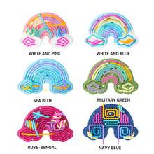 1 pieza Tablero de actividades lindo y conveniente, juguete educativo, tablero sensorial de silicona para alivio del estrés