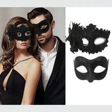 2 piezas Nuevo Juego de Máscara Floral Brillante de Alta Gama 2025, Máscara Superior con Patrón de Dragón Pintado Unisex, Decoración para los Ojos para Belleza, Fiesta de Halloween, Varios Eventos