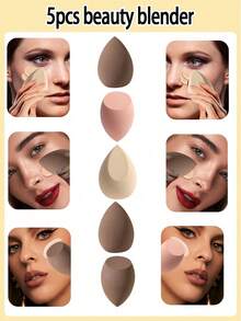 50 件化妆海绵搅拌器、化妆海绵套装、多色化妆海绵、粉底混合美容海绵、干湿两用化妆海绵、乳霜和粉末，打造完美妆容，不含乳胶的干湿粉底妆容，完美打底的粉底，适用于液体、乳霜和粉底，不含乳胶的两用化妆粉扑，适合所有肤质、化妆、便宜、房间装饰、梳妆台、旅行、卧室、化妆配件、粉扑、化妆搅拌器、粉扑、化妆海绵 - 彩色 - 查看 17