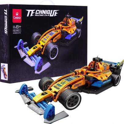 Carro De Corrida Blocos De Montar Racing Car 448 Pçs Castela