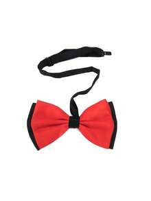 1件绿色和酒红色条纹男士领结，适合休闲、商务、派对、街头和日常穿着。 - 彩色 - 查看 20