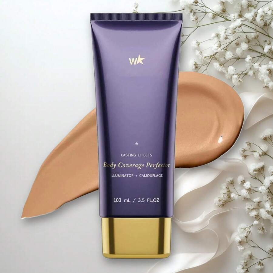 Corrector impermeable de cobertura total - Fórmula altamente pigmentada y amigable con la piel, cubre tatuajes y manchas, resistente al sudor y de larga duración, regalo de maquillaje perfecto - ~005~ - Ver 1