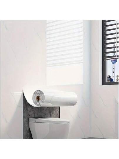 Rolls (23.62inch 118.11inch) Self Adhesive Vinyl Marble Wallpaper 3D Illusion Effect Peel Stick Removable Tile Sticker Walls, Floors, Ceilings Realistic Wit Golden Veining Living Room, Kitchen Backsplash, Bathroom Wand Wallpaper, Ceiling ation, Moderne Luxurious Appearance, Easy Installation view 6