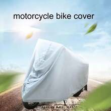 Funda protectora impermeable para motocicleta, scooter, protección contra la lluvia, el polvo, los rayos UV y el sol para motocicleta - S - Ver 3