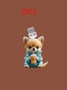 2pcs Cute 2D Acrylic Flat Black Cat Dust Plug, Suitable For Type-C & Lightning Charging Port, Phone Earphone Charging Interface Dust Plug Pendant Decor