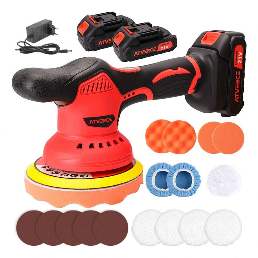 Pulidora Orbital Inalámbrica De Doble Acción 6inch 5500rpm - Tipo de Enchufe A USA (110-127V) - Ver 1