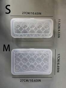 1 pieza Contenedor de almacenamiento de huevos para refrigerador, caja de conservación de alimentos de cocina, estante de huevos creativo, caja de almacenamiento transparente