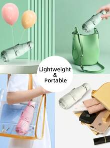 1pc Portable Mini Pocket Umbrella, Multi-Color Foldable, Compact Travel Umbrella, Rainy And Sunny Dual-Use Umbrella, Small Pocket Mini Umbrella, Uv Sun Rain Umbrellas For Backpack, Protection Mini Umbrella For Sun And Rain, Portable Pocket Umbrella With Uv Coating, Back-To-School Season And Travel Essentials