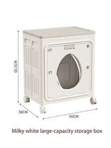 La caja de almacenamiento de ropa se puede plegar y sirve como un armario de almacenamiento para ropa y edredones. Mejora significativamente el orden del hogar y aumenta la eficiencia de la vida diaria.