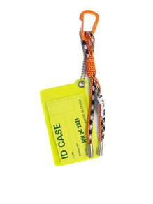 1pc Y2K Candy-Color PVC Clear Card Holder – Transparent Bus / Meal / Access Pass Case With Holographic Hanging Charm Jelly Bag Accessory Back-To-School & Streetwear 2025 For Women Money Wallet Mini Wallet Purse Wallet School Supplies Card Wallet