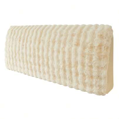 1 PC Plush Elastic Headboard Cover, Rabbit Fur For Warm Winter, Universal Plain Color, Dirt-Proof And Dust-Proof Headboard Cover, Detachable For Easy Cleaning, Fully Enclosed Backrest Cover For The Bed,Kitchen Decor,Household Items