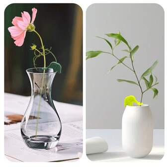 1 pieza Nuevo soporte de planta con diseño lindo de elefante, clip de silicona para plantas que se sujeta al borde de la taza