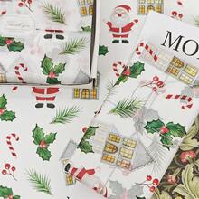 60/30/10 Christmas Gingerbread Man Tissue Paper - 20x34 Inches Gingerbread And Polka Dot Design, Lightweight Protective Packaging, Santa Claus, Christmas Stockings, Lights, Christmas Tree Leaves, For Gift Wrapping, Fragile Item Protection, Holiday Decorations (Candy Cane Stripes, Blue Stars), Gingerbread Decorations, Holiday Wrapping, Holiday Style, Holiday Theme Prints, Seasonal Wrapping, Holiday Decorations, Party Planning Christmas Christmas Decorations Christmas Pajamas Christmas Gifts Christmas Decor