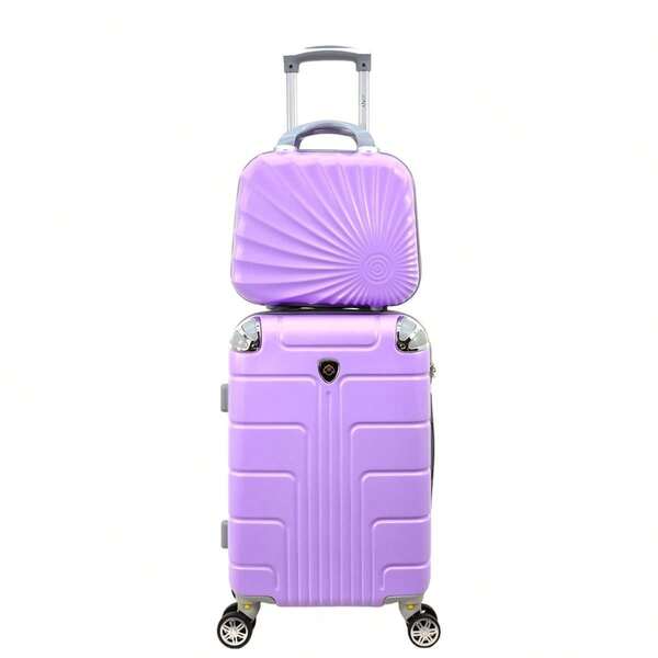 JONY Maleta Más Neceser de 20 Pulgadas Con Candado Fijo De Combinación y 4 Llantas 360°