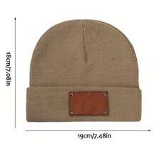 Custom Name Beanie, Baby Beanie, Baby Winter Hat, Autumn Winter Fashion Hip-Hop Brimless Hat, Personalized Knit Cold Weather Cap For Girl Boy Kids, Warm Skull Cap Streetwear Beanie, Custom Embroidered Winter Hat Gift