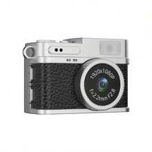 Reletech Cute Retro Mini Camera, Wearable Digital Pocket Camera With 6 Filters + Video Recording, 0.96" IPS Screen And LED Flash - Best Birthday Christmas Gift - Multicolor - View 15