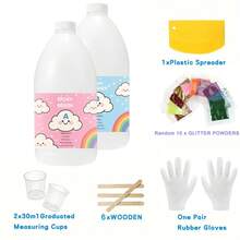 34oz Epoxy Resin Kit, New Formula Crystal Clear Epoxy Resin, Durable, Bubble-Free, Anti-Yellowing Art Resin, Suitable For Casting, DIY, Resin Art, Molds, Jewelry, Easy To Use 1:1 Volume Ratio