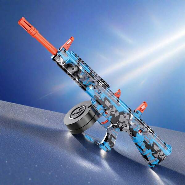 AA12 Electric Water Blaster Toy, Automatic Gel Blaster Toy, Rechargeable , Summer Outdoor Water Fun Set, Suitable For Pool, Backyard BBQ, And Family Challenges ( Not Included)