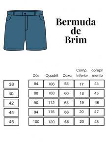 Men's Bermuda Shorts 100% Cotton Twill Casual Shorts Preppy Father's Day - 淺藍色 - 查看 4