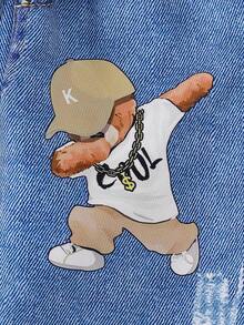 2pcs Baby Boy/Girl Casual Cute Cartoon Bear Graphic Print Sweatshirt And Pants Set, Comfortable For Autumn/Winter - Multicolor - View 6