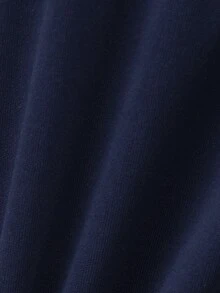 6件套男童卡通印花加厚长袖上衣和裤子睡衣套装，秋冬家居服 - 霧霾藍 - 查看 11