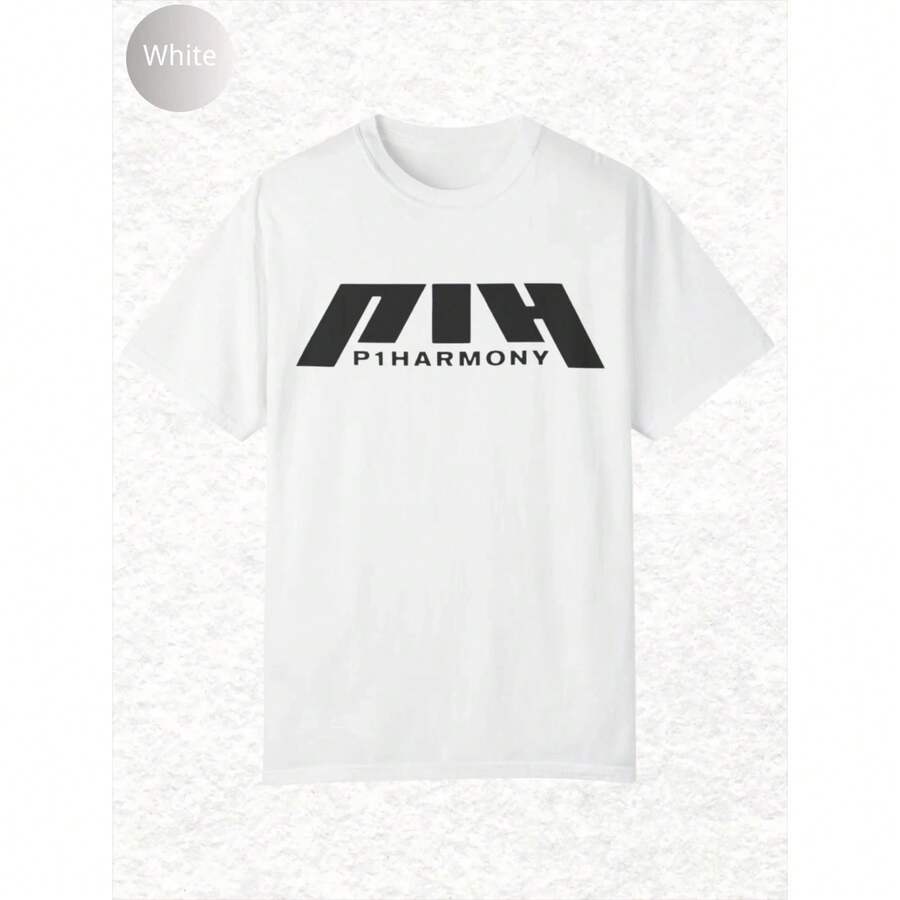 Summer Men P1Harmony 2025 DUH Same T-Shirt Kpop Print Summer Short Sleeve Tee For Fans Men Women Clothing Streetwear T Shirts