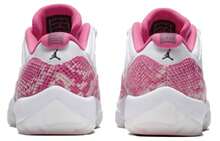 Air Jordan 11 Retro Low 'Pink Snakeskin' White Black-Pink Sneakers Women AH7860-106 - 彩色 - 查看 5