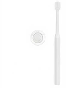 360 度宠物牙刷，适用于狗和猫 - 符合人体工程学设计的手柄，柔软的刷毛，无需电池，清洁牙齿并缓解口臭，有白色、绿色和浅蓝色可供选择，宠物牙齿护理，现代宠物美容，耐用塑料 - 彩色 - 查看 12