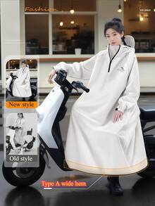 1件新款时尚便携雨衣，长款全身轻便防水防风雨衣，男女通用雨夹克 - 加厚多功能带帽雨衣，透气易收纳，是旅行、骑行、徒步和户外活动的理想之选，男女皆宜 | 新品热销，保暖，闺蜜节，小狗，嘉年华