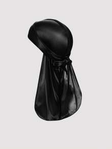 4 Pcs Men's Silk Durag With Elastic Band - Solid Color Fashionable Head Wrap For Casual Comfort,Breathable, Soft Unisex Pirate-Style Bandana Headwear Pirate Hat Pirate Costume,Breathable And Comfortable With Extra Long Tail For Waves, Running, Cycling, Hiking, Camping, Christmas Pirate Hat - 4Pcs - View 13