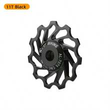 WEST BIKING Rueda guía de transmisión trasera de cerámica para bicicleta de montaña - Rueda tensora de aleación de aluminio con rodamiento Peilin de 11T/13T dientes