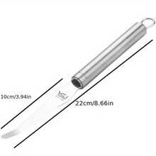 Orange Peeler Tools - Stainless Steel Citrus Peel Cutter, Easy Open Lemon Peeler, Vegetable Slicer, Fruit Tools - Kitchen Gadgets - For Kitchen Enthusiasts & Home Cooks - Perfect Gift For Housewarming - Silver - View 9