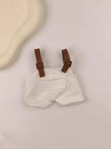 （仅适用于娃娃衣服）1 件装饰围兜工作服，适合 17 厘米服装，BJD 娃娃时尚造型